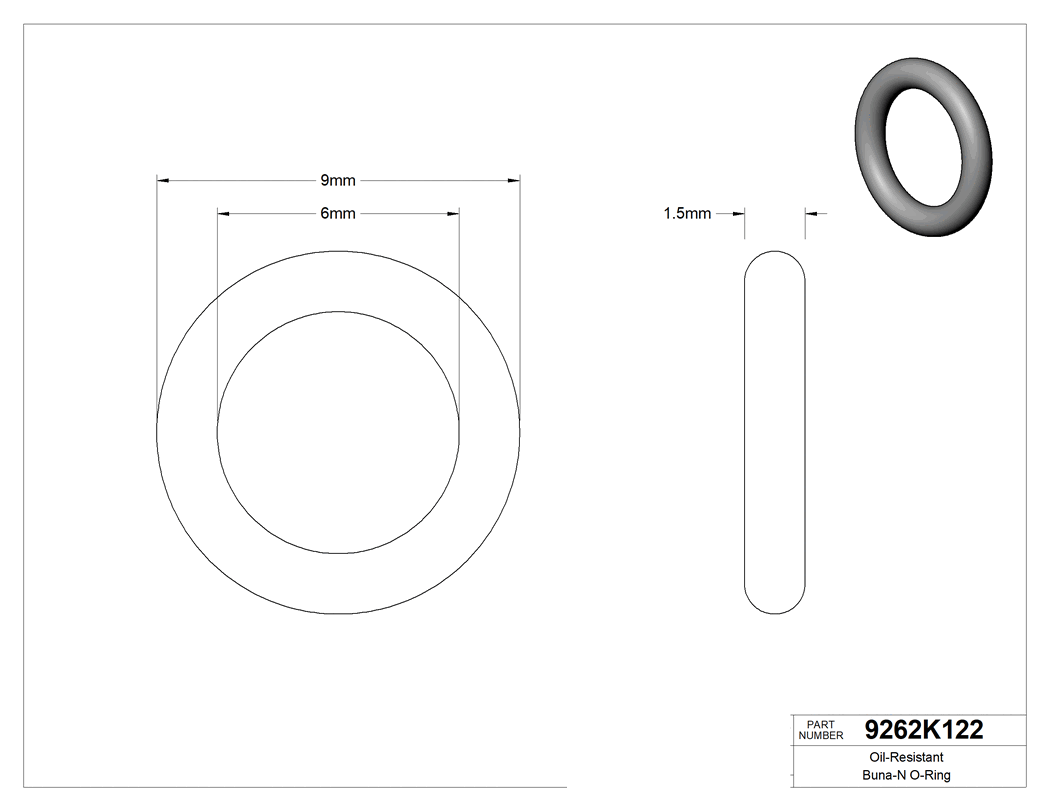 Technical drawing - 9262K122